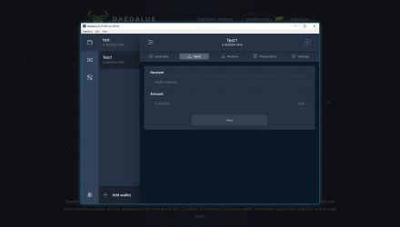 How to send crypto with Daedalus