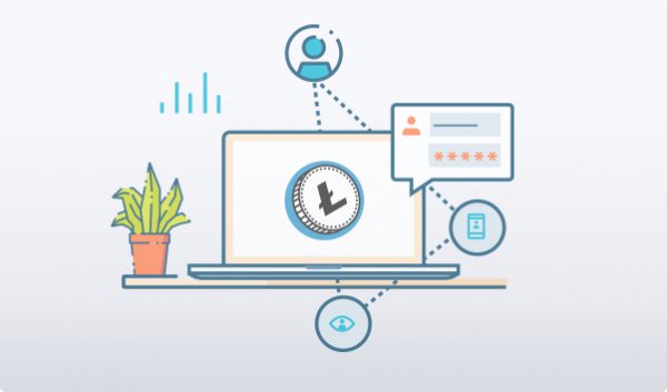 A visual element showing that Electrum LTC supports only Litecoin