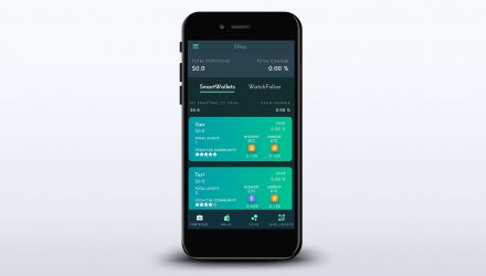 Smart menu option of Ethos wallet