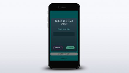 Unlock the wallet with a PIN