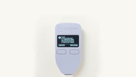 Screenshot of Trezor just before a transaction is confirmed